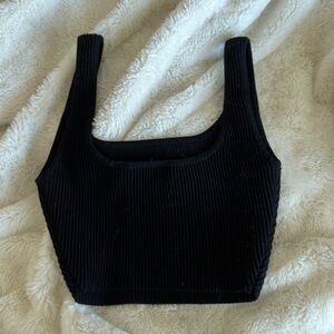 Aritzia Babaton Sculpt Knit Squareneck Cropped Tank - 2XS - New, never worn